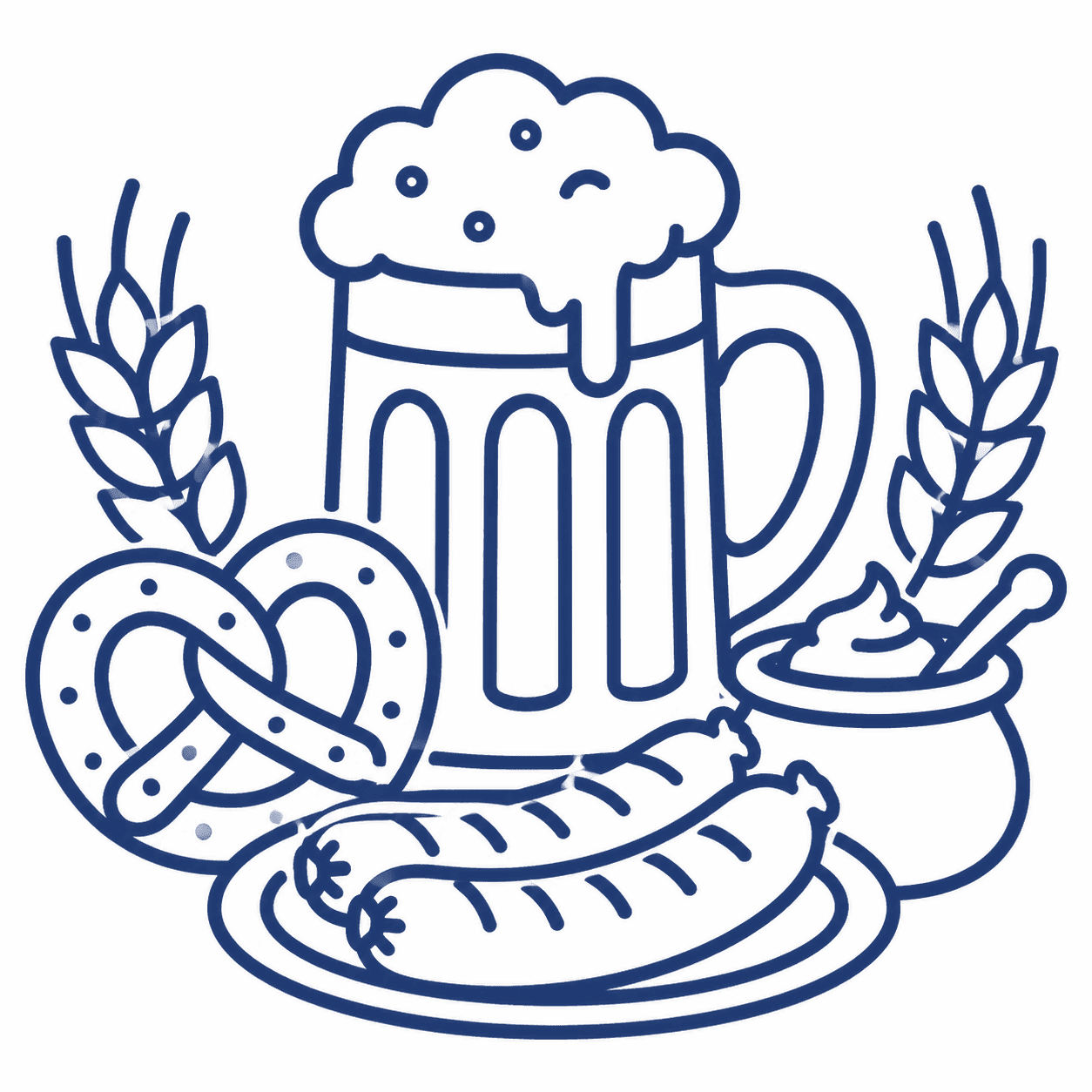 Illustration of a beer stein