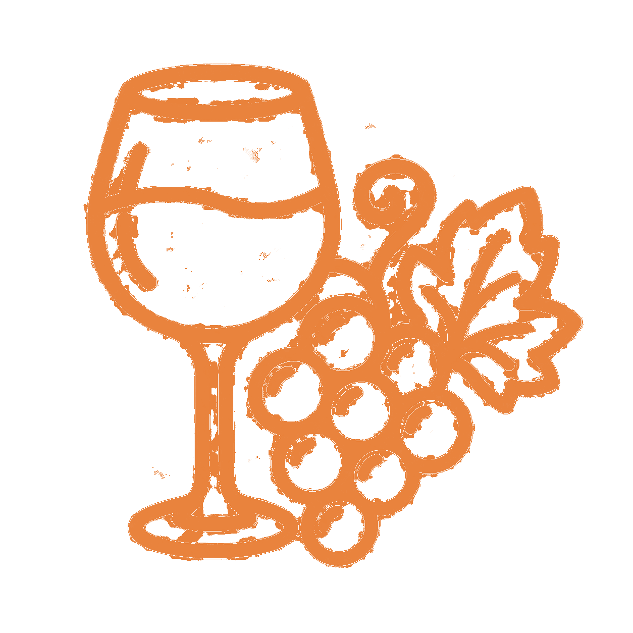 Illustration of a wine glass